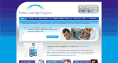 Desktop Screenshot of exeterlasereyesurgeons.co.uk