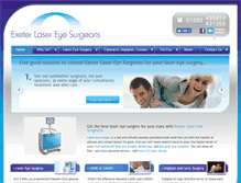 Tablet Screenshot of exeterlasereyesurgeons.co.uk